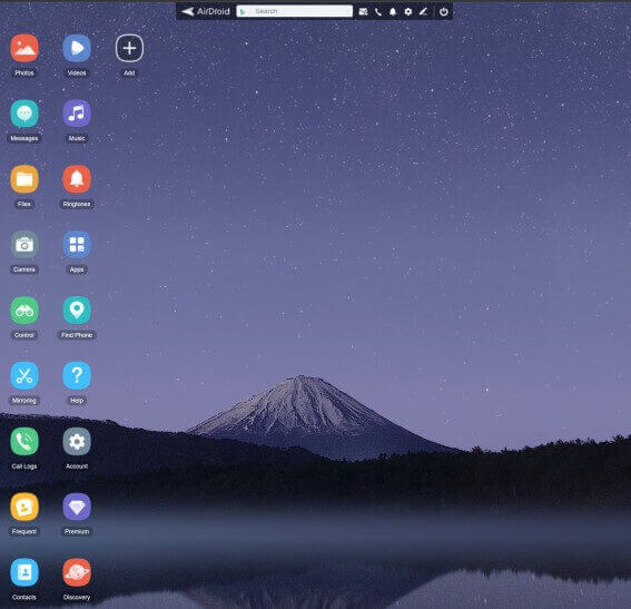 use an app called airdroid to mirror your android phone to PC