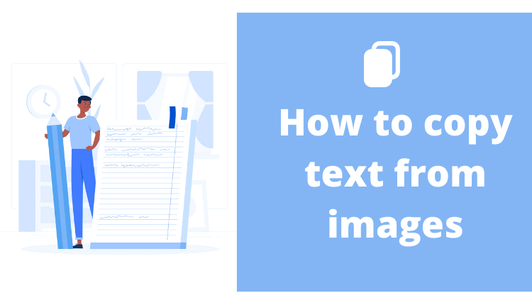 How to copy text from images