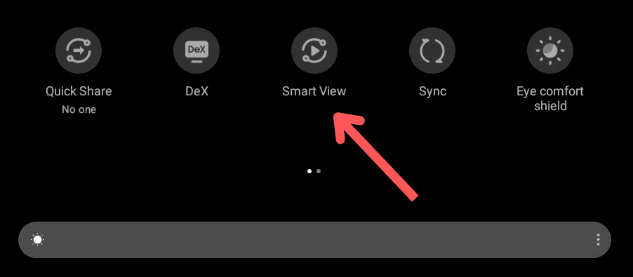 enable smart view on our phone