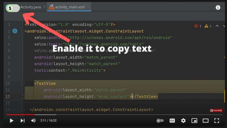 enable selectext to copy text from image