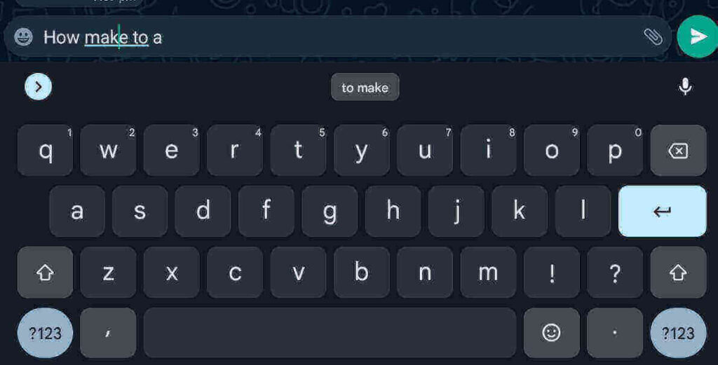 gboard selling and grammerr
