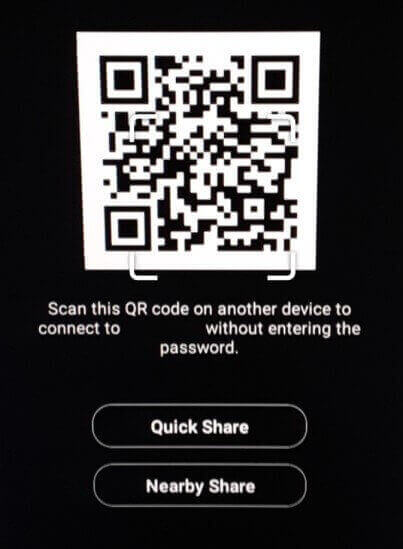 scan the qr code and connect to WiFi