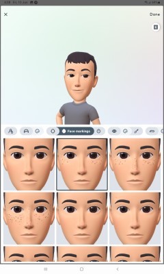 select face marks for your Instagram avatar