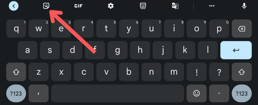 send stickers of yourself in Gboard